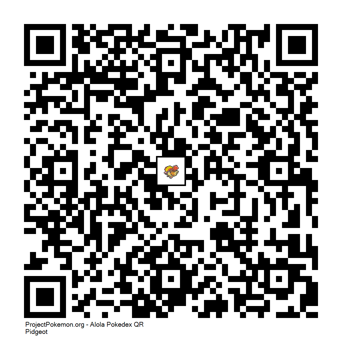 Cdigo QR de Pidgeot